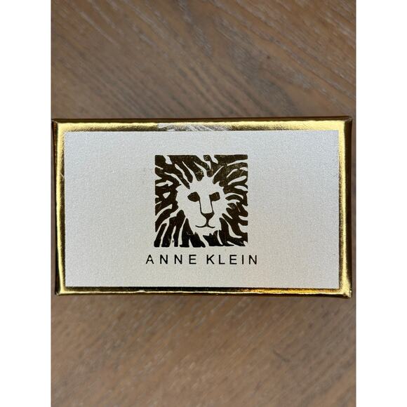 Anne Klein Silver Tone Crystal Bangle Bracelet New in Box - Picture 2 of 3